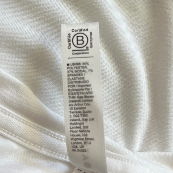 Athleta Essential Long-sleeve V-Neck Top White Size 3X - Picture 5 of 6